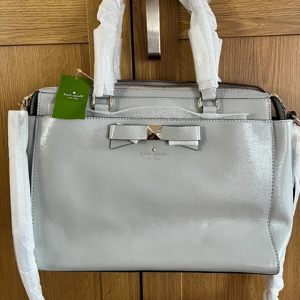 Brand New With Tags Kate Spade Grey Jeanne Beacon Court Bag